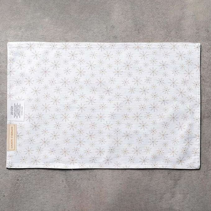 Maison d' Hermine Placemats Set of 4 Reusable 100% Cotton | Cloth Place Mats - Image 9