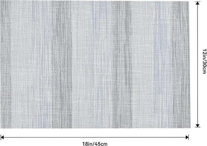 Leetaltree LightSteel Blue Placemats Set of 6 - Image 9