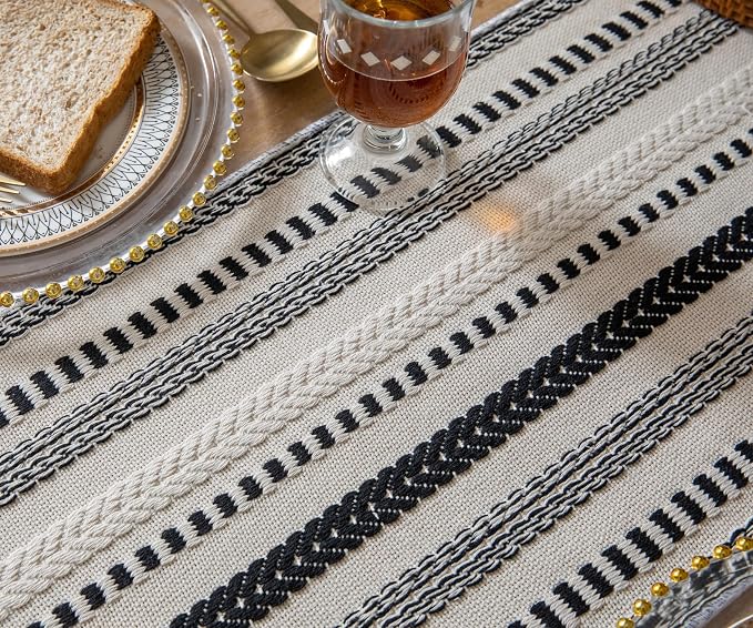 Caflife Boho Table Runner 108 Inchs Long, Dining Room Home Decor - Image 4