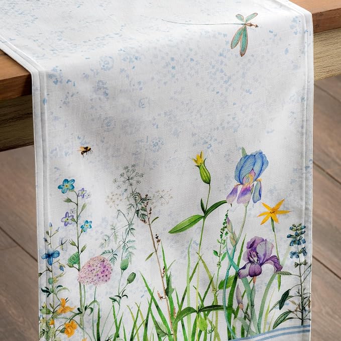 Maison d' Hermine Table Runner 100% Cotton 14.50" x 72" | Table Runners 72 - Image 9