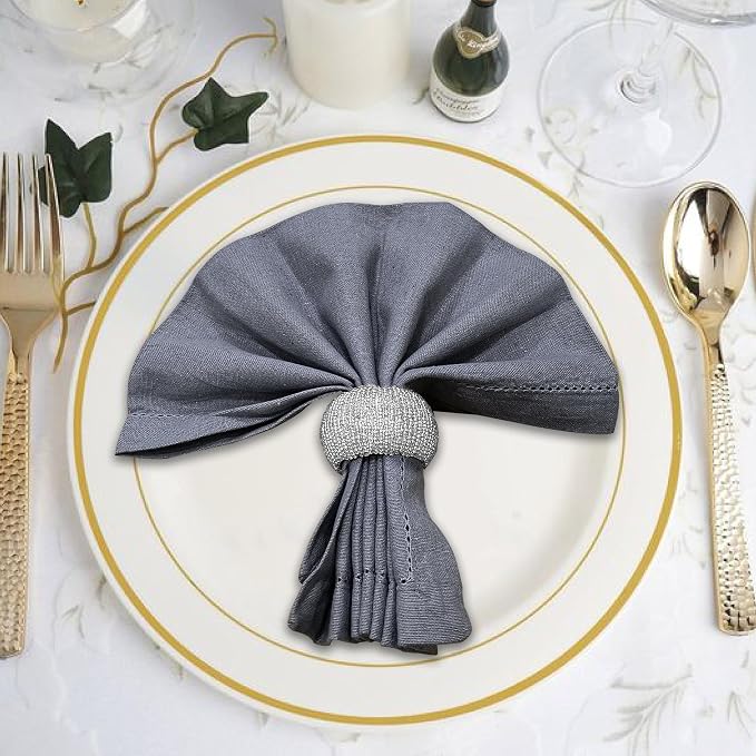 Lightnpro Beaded Napkin Ring Set of 12 - Image 3