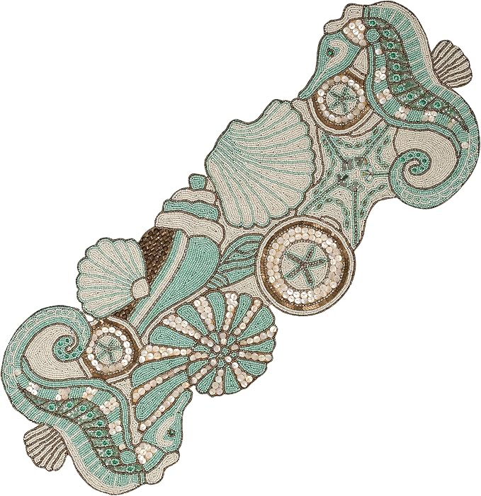 Handmade Beaded Runner 36 Inch by ALPHALivingHOME