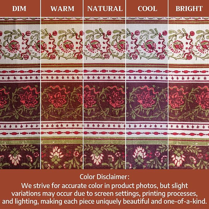 Maison d' Hermine Table Runner 100% Cotton 14.50" x 72" | Table Runners 72 - Image 6