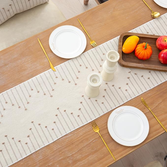 Table Runner 108 Inches Long, Boho Style - Image 3