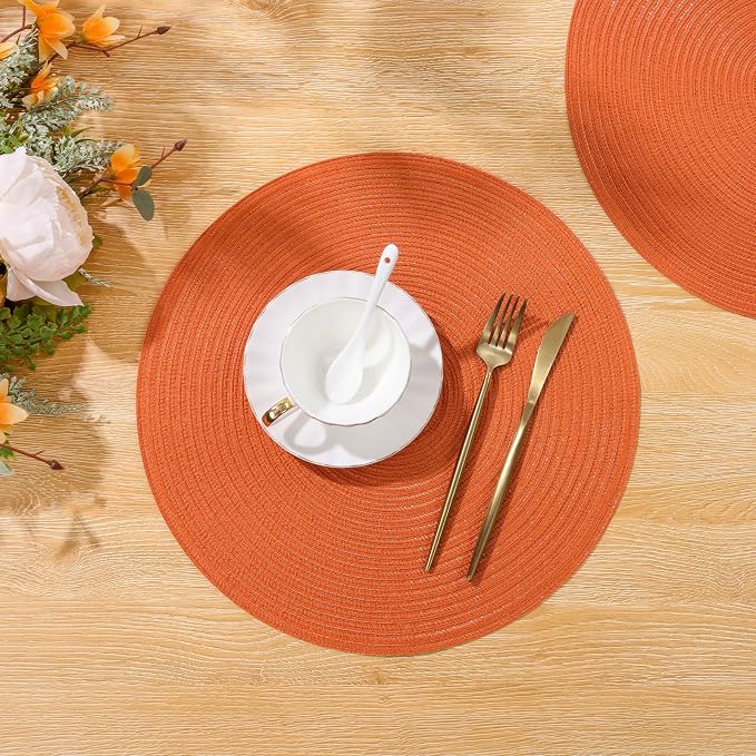 SHACOS Round Placemats Set of 4 - Image 6