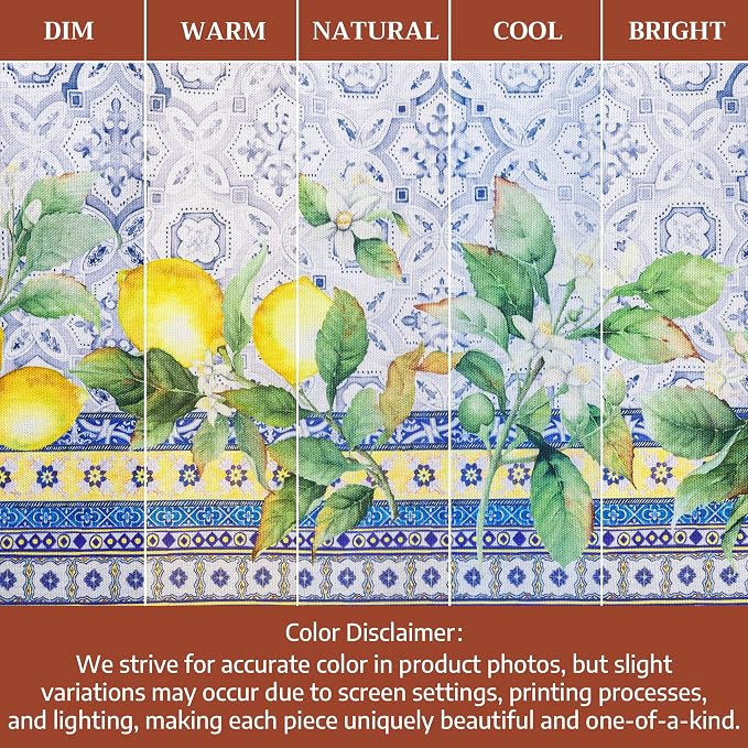 Maison d' Hermine Placemats Set of 4 Reusable 100% Cotton | Cloth Place Mats - Image 6