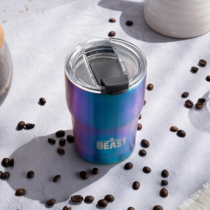 Beast 10 oz Tumbler Stainless Steel Vacuum Insulated Coffee Ice Cup Double Wall - Image 4