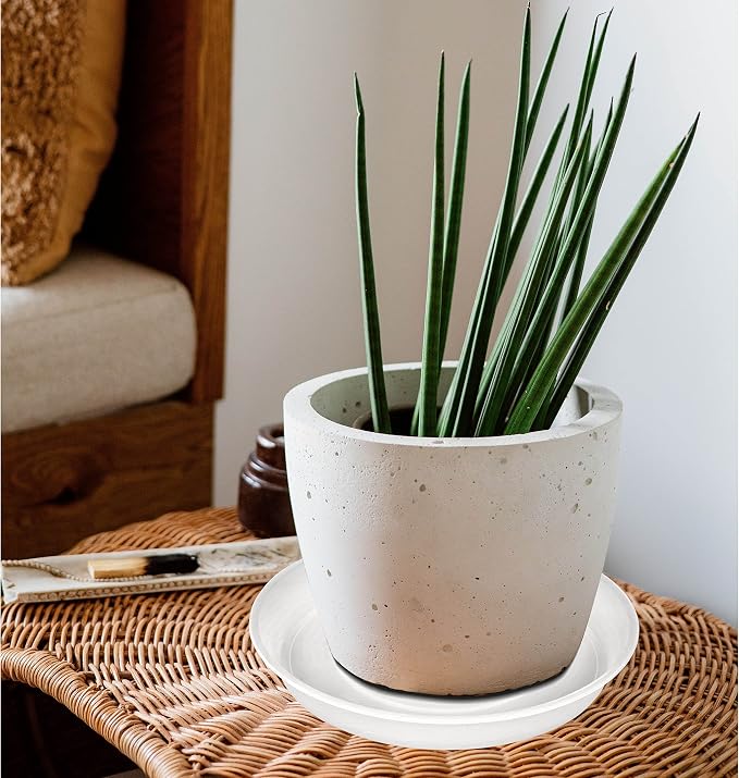 2 Pack of 19 inch Plant Saucer, 2.7" Depth Tray, Large Deep Garden Plastic - Image 7