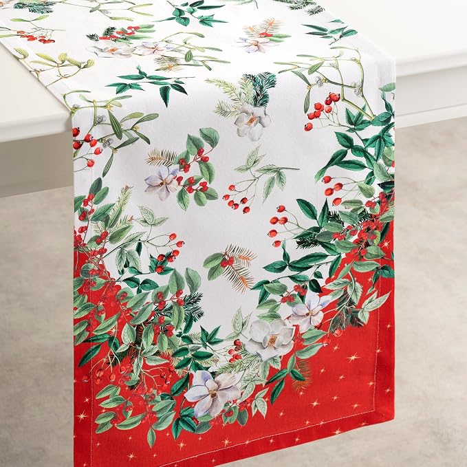 Maison d' Hermine Table Runner 100% Cotton 14.50" x 108" | Table Runners 108 - Image 9
