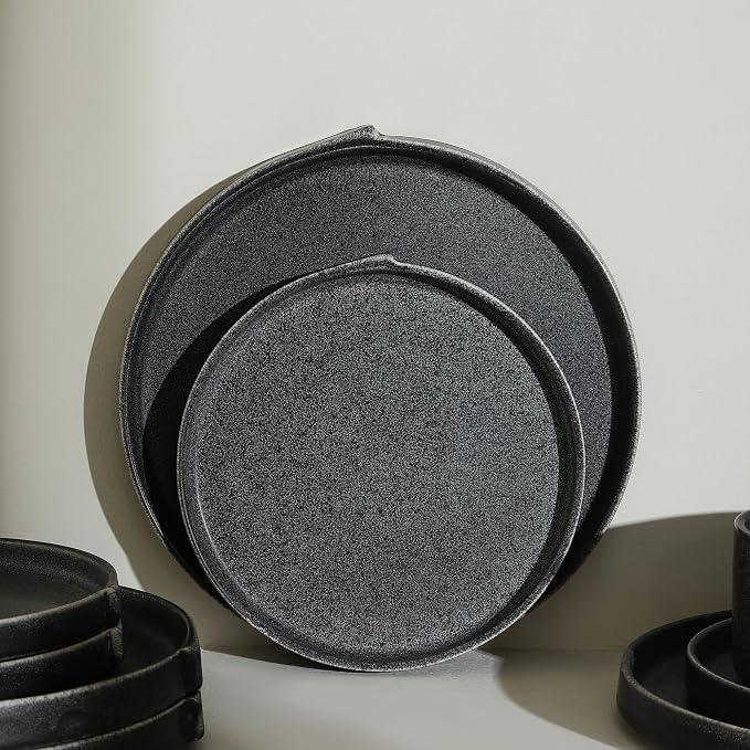 Stone Lain Bao 4-Piece Dinner Plate Set Stoneware - Image 5
