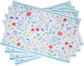 Maison d' Hermine Placemats Set of 4 Reusable 100% Cotton | Cloth Place Mats by MaisondHermine