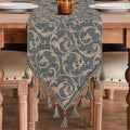 Loom and Mill Chenille Damask Table Runner 72 inches Long, 13x72 inch by LoomandMill