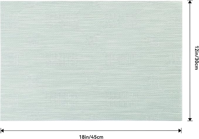 Leetaltree Mint Cream Placemats Set of 8 - Image 9