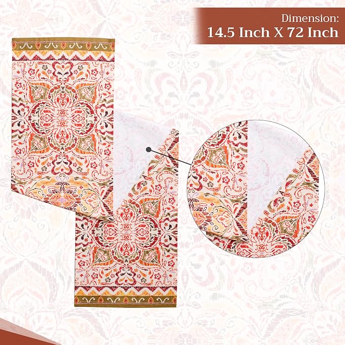 Maison d' Hermine Table Runner 100% Cotton 14.50" x 72" | Table Runners 72 - Image 4
