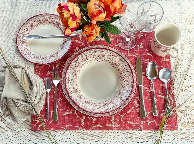 30-Piece Porcelain Dinnerware Set - Image 6