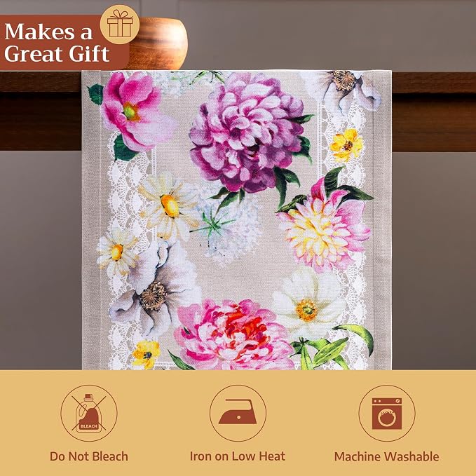 Maison d' Hermine Table Runner 100% Cotton 14.50" x 72" | Table Runners 72 - Image 5