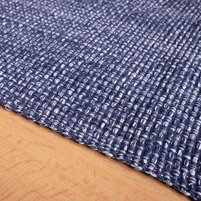 100% Cotton Table Runner for Dining Room Tables Rectangle Two Tone Woven Fabric - Image 4