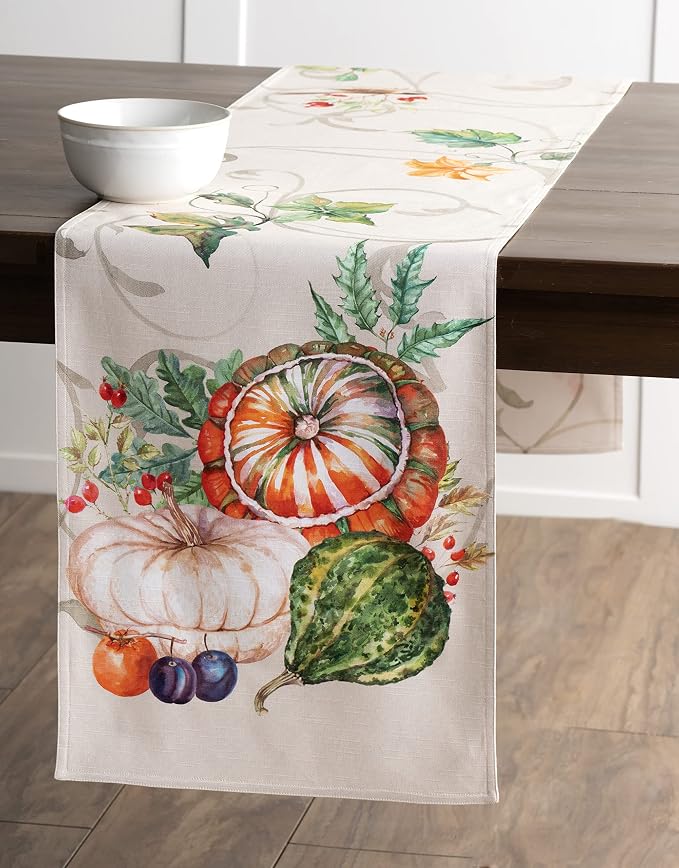 Maison d' Hermine Table Runner 100% Cotton 14.50" x 72" | Table Runners 72 - Image 9