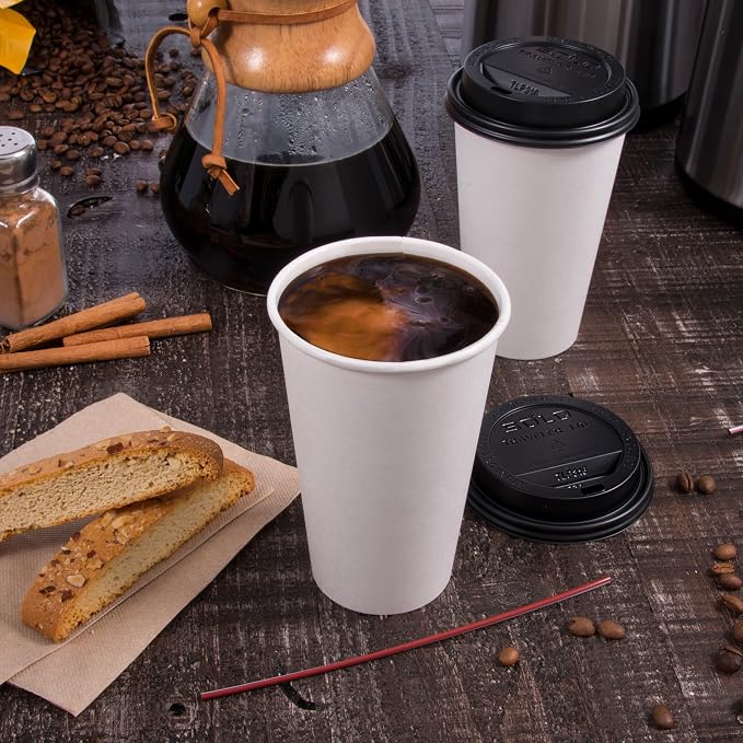 Solo Foodservice 316W 16 Oz. White Paper Hot Cup noHandle Singlepoly - Image 2