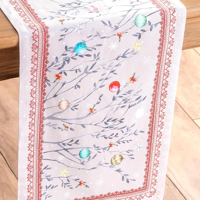 Maison d' Hermine Table Runner 100% Cotton 14.50" x 60" | Table Runners 60 - Image 9