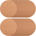 Pinkunn 30 Pcs Cork Coasters Bulk by Pinkunn
