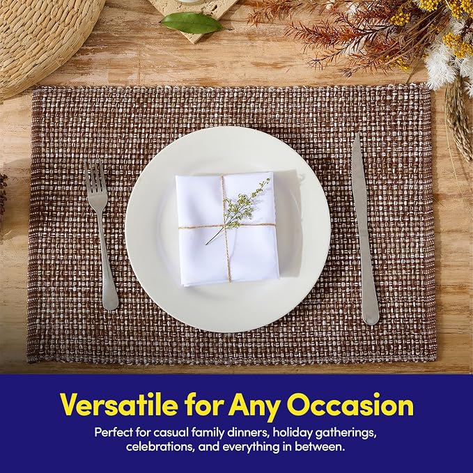 Sweet Home Collection 100% Cotton Placemats - Image 6