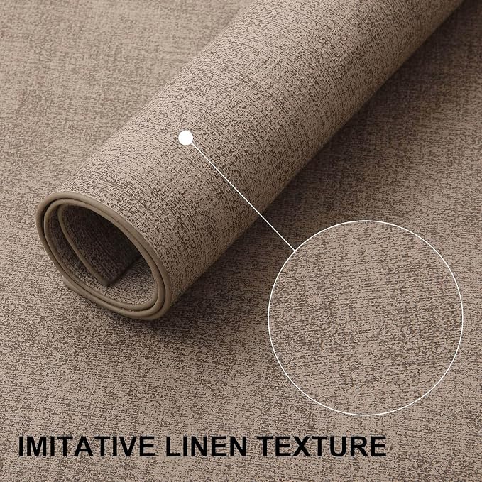 Faux Leather Heat Resistant Placemats 8 Packs, Waterproof Wipeable Dining PU - Image 6