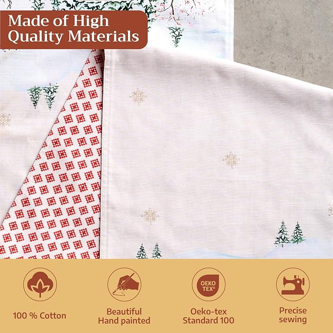 Maison d' Hermine Table Runner 100% Cotton 14.50" x 72" | Table Runners 72 - Image 3