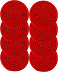 8PCS Cotton Round Woven Coasters Drink by KillersInstinctOutdoors