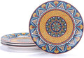 Bico Havana Salad Plates Set of 4, 8.75 Inch Ceramic Dessert Plates by Bico