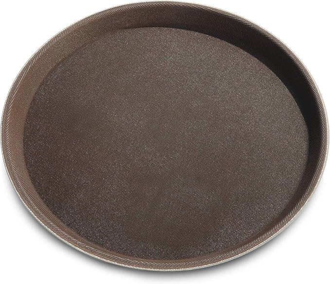New Star Foodservice Restaurant Grade Non-Slip Serving Tray, 11 Inch Round - Image 3