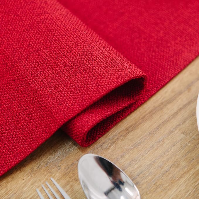 Soft Caddice Faux Linen Table Runner 2 Side - Image 5