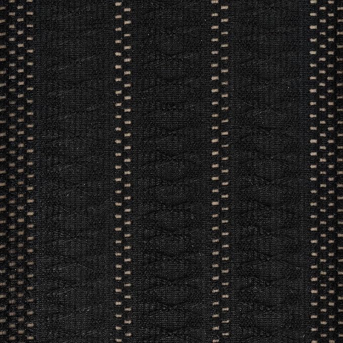 Macrame Style Boho Table Runner, 12x72 Inch Black | Woven Boho Table Runner - Image 6
