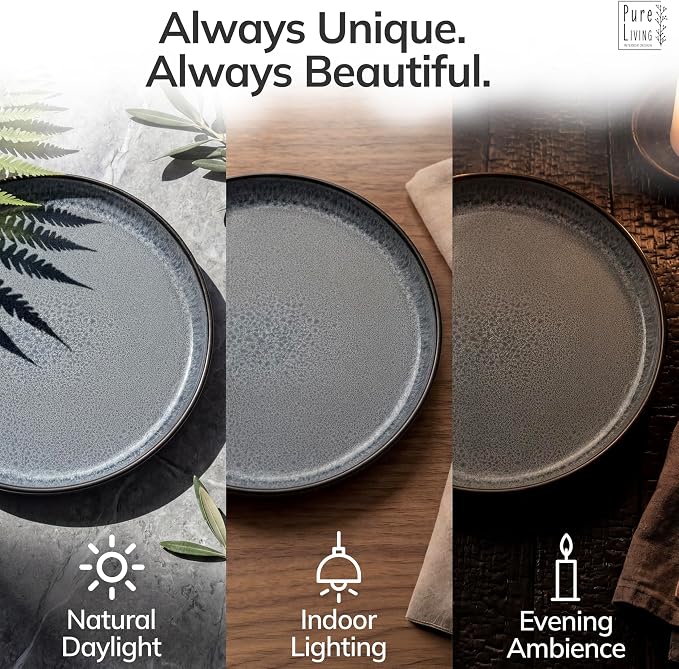 24 Piece Stoneware Dinnerware Set - Image 7