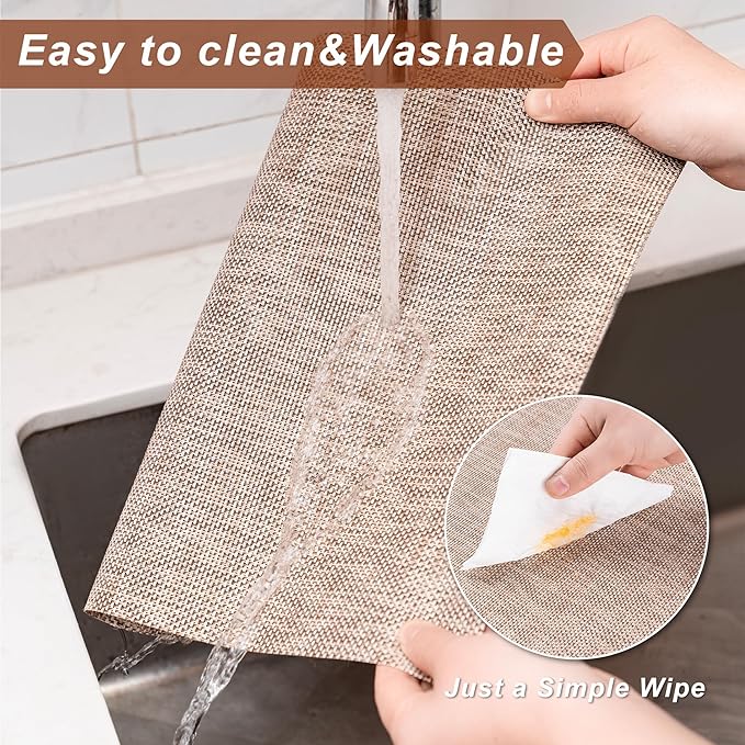 Placemats Set of 4 Washable Indoor | Outdoor Vinyl Place Mats - Image 5