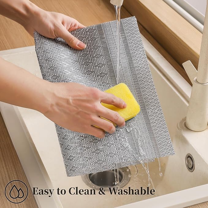 Leetaltree Lunar Grey Placemats Set of 6 - Image 5