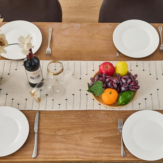 Table Runner 72 Inches Long, Boho Style - Image 4
