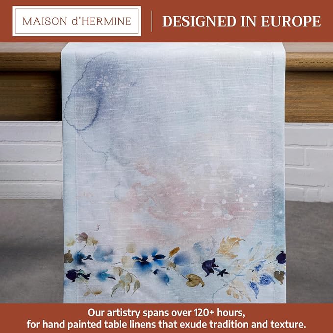 Maison d' Hermine Table Runner 100% Cotton 14.50" x 108" | Table Runners 108 - Image 2