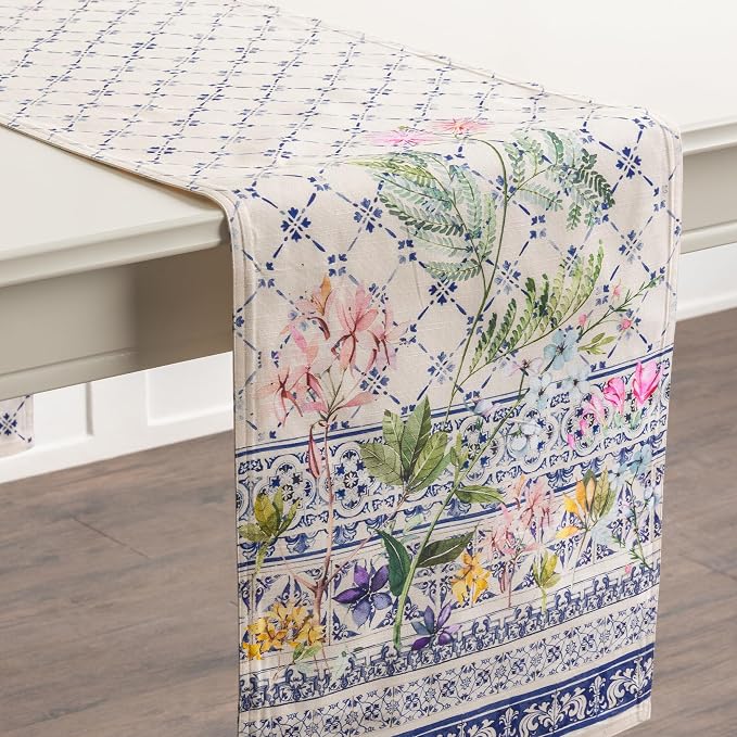 Maison d' Hermine Table Runner 100% Cotton 14.50" x 72" | Table Runners 72 - Image 9