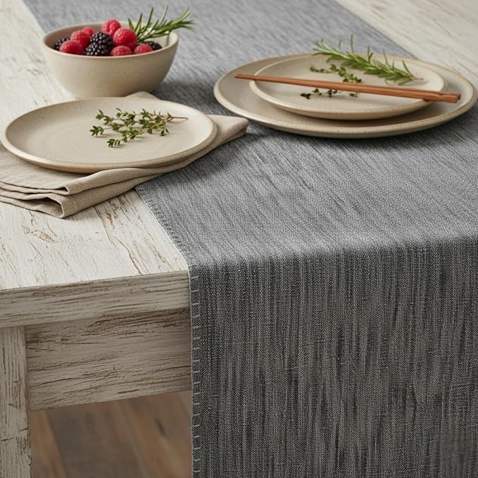 Textured Table Runner 90 inches Long - Image 4