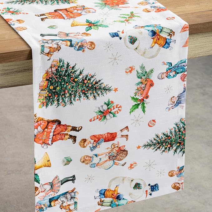 Maison d' Hermine Table Runner 100% Cotton 14.50" x 72" | Table Runners 72 - Image 9