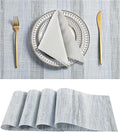 Leetaltree LightSteel Blue Placemats Set of 4 by Leetaltree-ArtatEveryTable