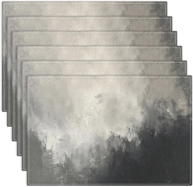 Emvency Farmhouse Placemats Set of 6, 12x18 Inch by Emvency