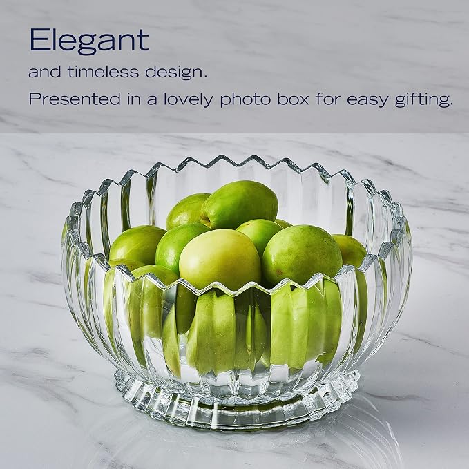 Mikasa Estate Crystal Footed Bowl, 9 Inch - Image 5