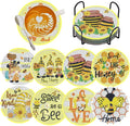 TDOOW Diamond Art Coasters, DIY Bee Diamond Art Kit by TDOOW