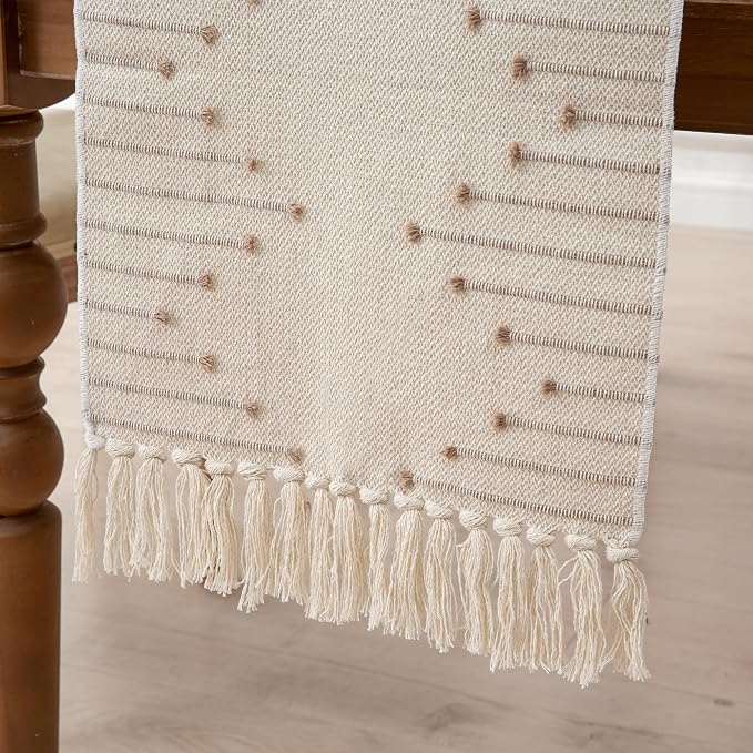 Table Runner 108 Inches Long, Boho Style - Image 6