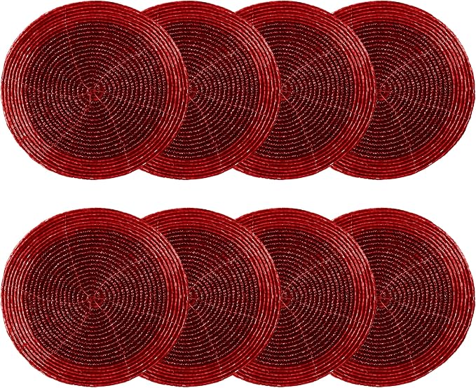 COTTON CRAFT Glitz Handmade Beaded Coaster by COTTONCRAFT