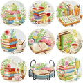 Mrnsiet 8PCS Books Diamond Art Coaster Kits by Mrnsiet