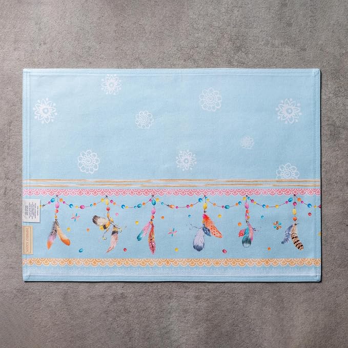 Maison d' Hermine Placemats Set of 4 Reusable 100% Cotton | Cloth Place Mats - Image 9