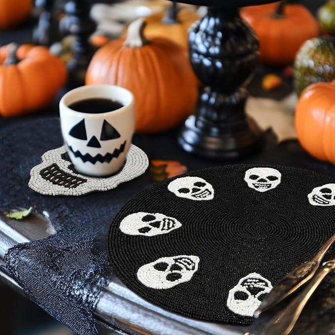 COTTON CRAFT Halloween Beaded Coaster - Image 4